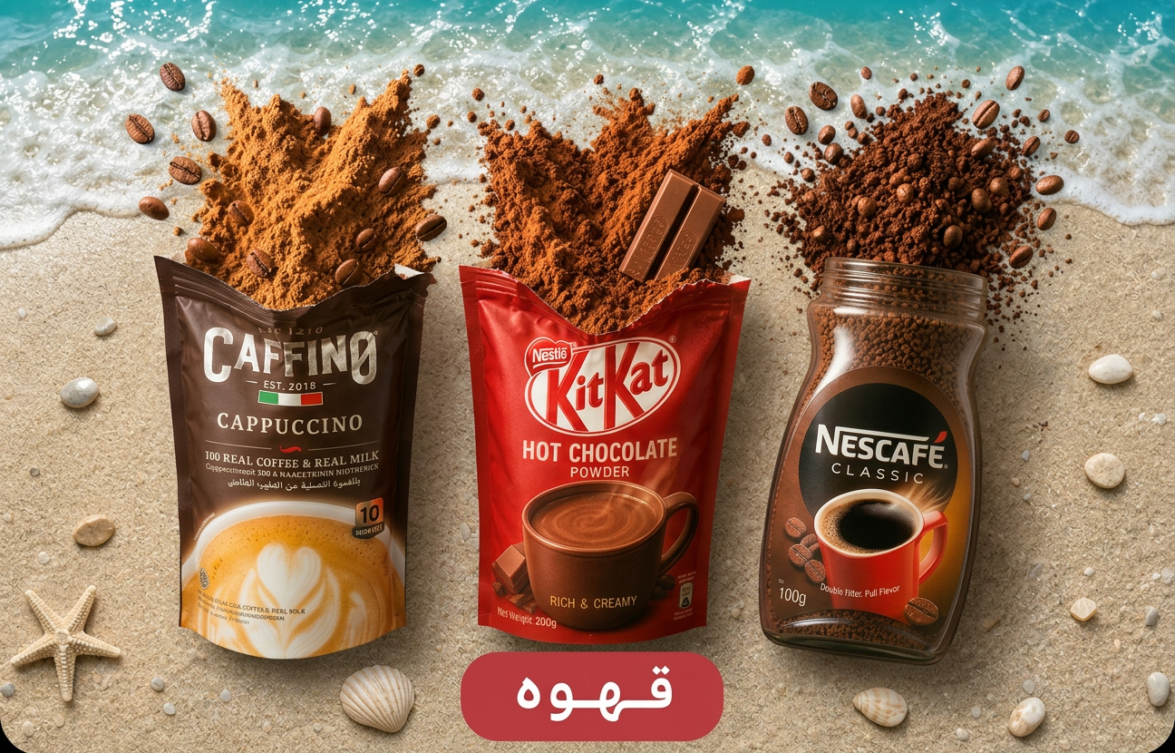 پودر و کپسول قهوه، چای و هات چاکلت